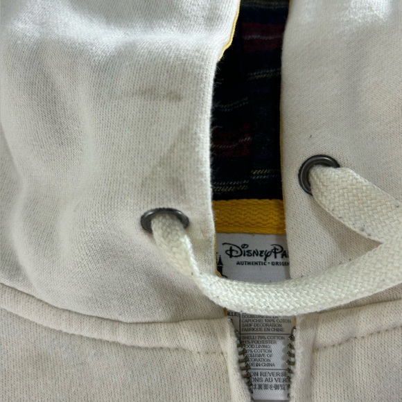 Walt Disney World 40th Anniversary Cream Hoodie with Mickey Black/Red Accents - Picture 13 of 16